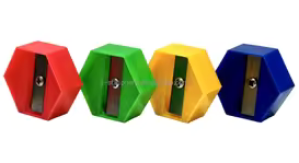 برايات أقلام رصاص شكل سداسي 72 قطعة