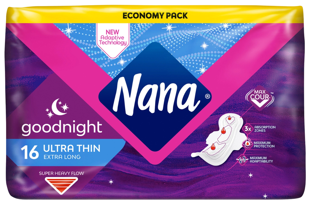 نانا فوط الترا ليلي رفيعة طويلة جدا 16 قطعة