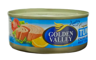 جولدن فالي تونا بالزيت النباتي 120 غم