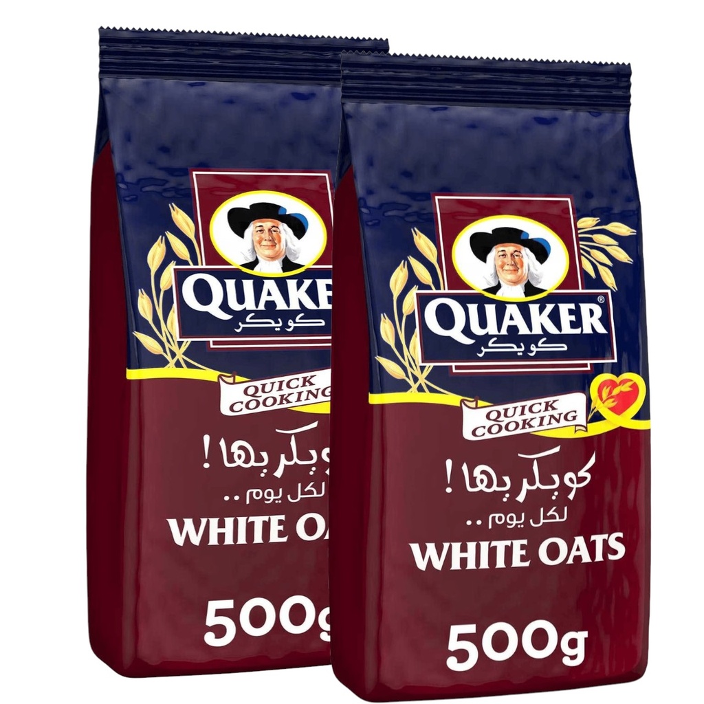 كويكر شوفان ابيض اكياس 500 غم عرض