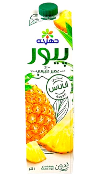 طيبة عصير اناناس بيور 1 لتر