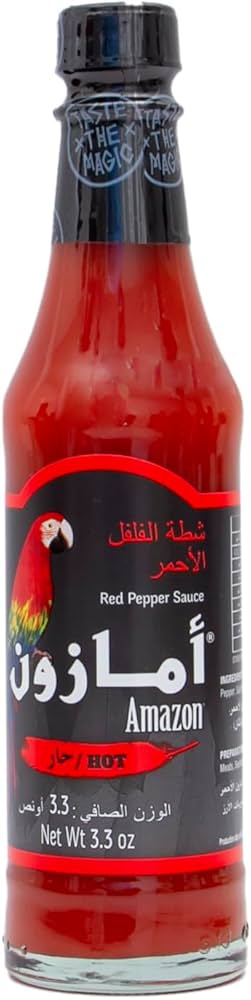 امازون صلصة حارة بالفلفل الاحمر 3.3 اونصة