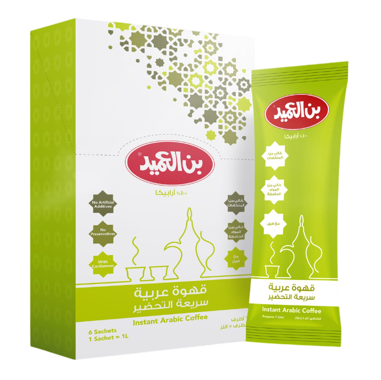 بن العميد قهوة عربية سريعة التحضير 24 غم * 6