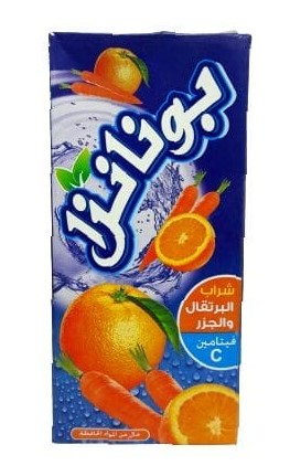 بونانزا برتقال و جزر 1 لتر 