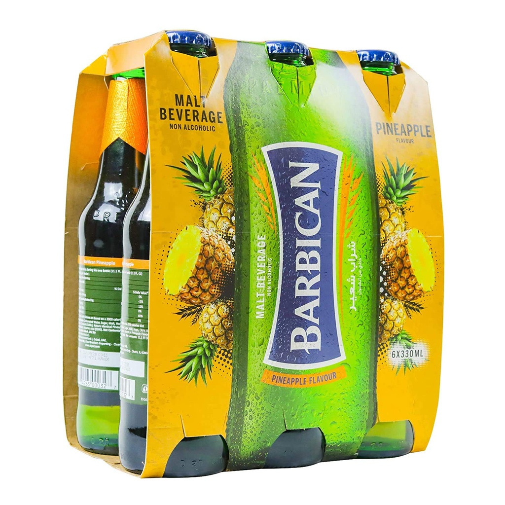 بربيكان اناناس زجاج  330 مل* 6