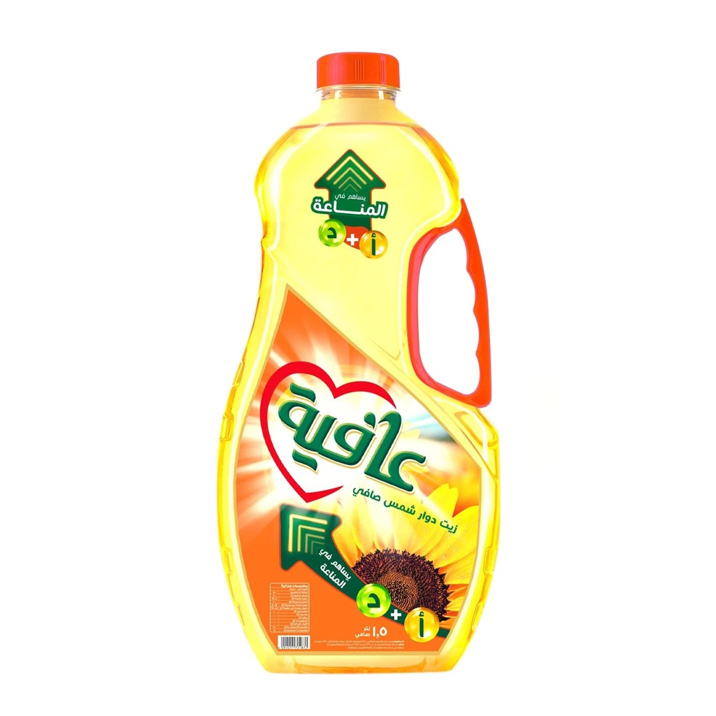 العافية زيت دوار الشمس 1.5 لتر