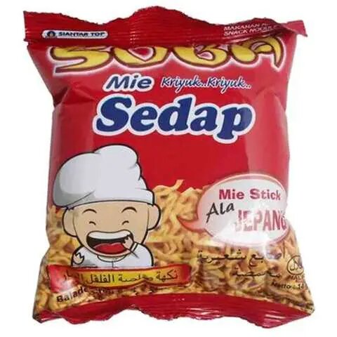 سوبا شعيرية بنكهة صلصة الفلفل الحار 12 غم بالحبة