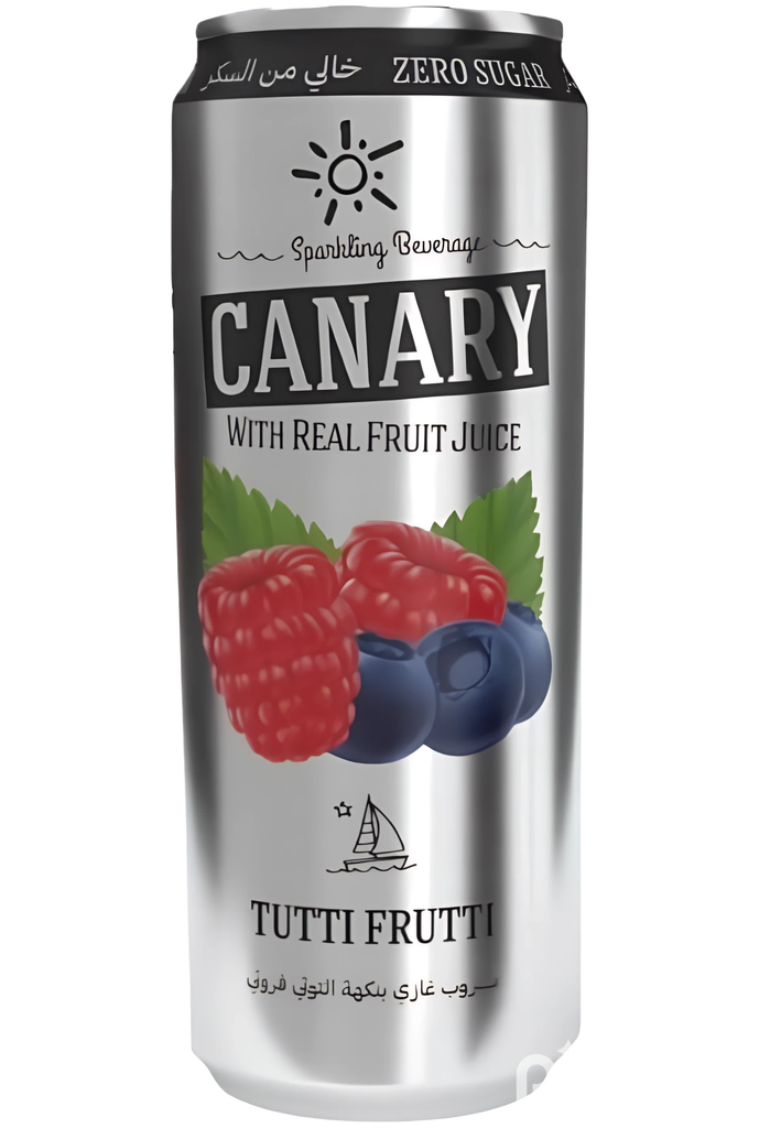 كناري توتي فروتي خالي من السكر 330مل * 24