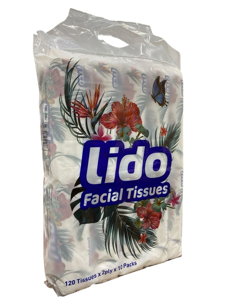 ليدو محارم سحب 120 منديل * 10 عبوة