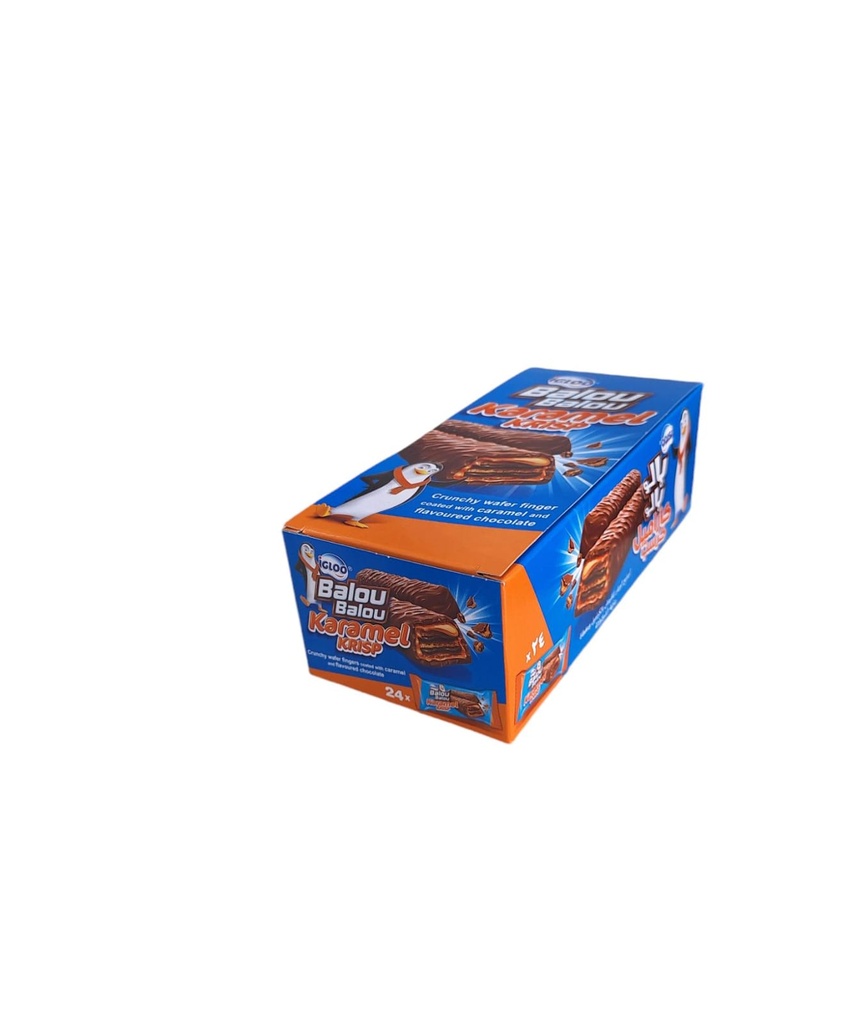 اكلوو بالو بالو كاراميل كرسب 20غم *24 
