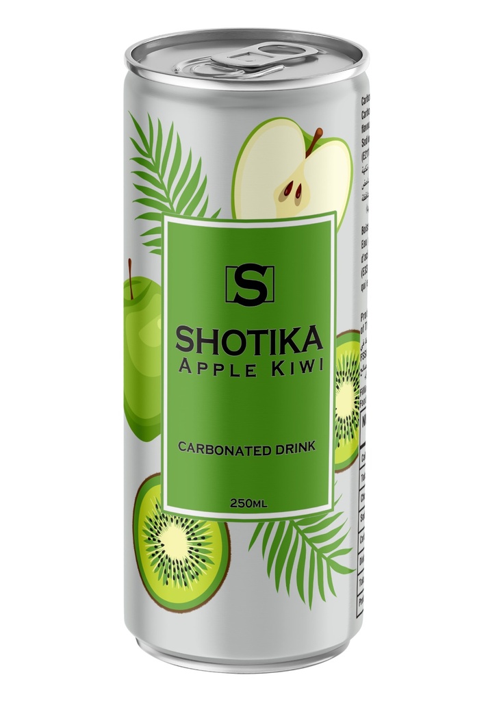 شوتيكا غازي تفاح وكيوي 250 مل