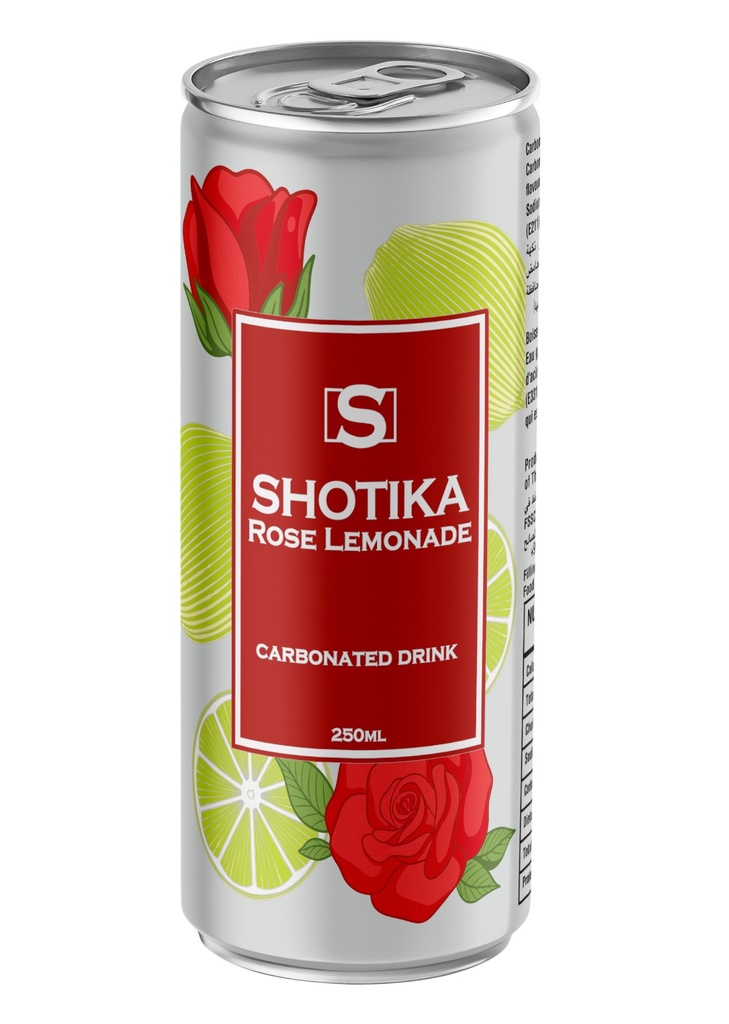 شوتيكا غازي الليمون والورد 250 مل