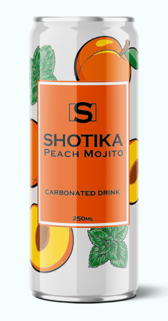 شوتيكا غازي موهيتو خوخ 250 مل