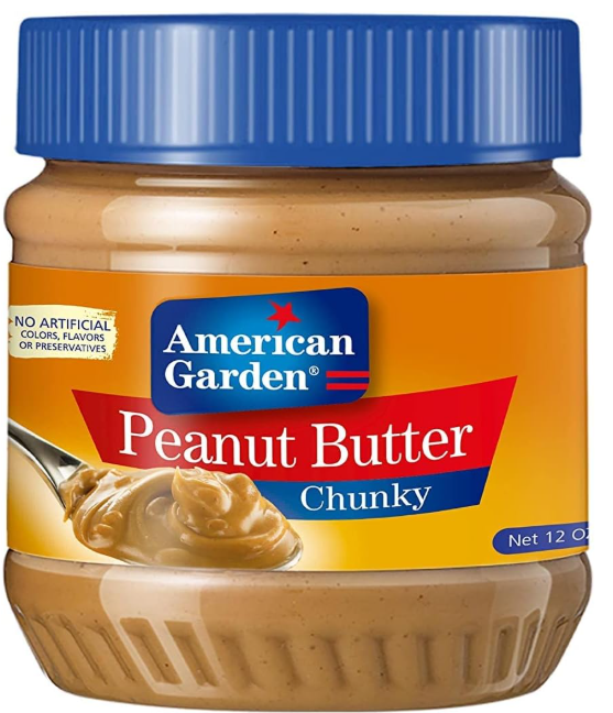 اميريكان جاردن زبدة الفول السوداني كرنشي 340 غم