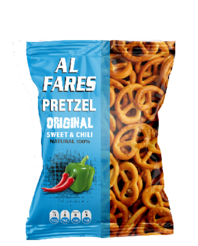 الفارس مقرمشات الذرة بنكهة الحار حلو 22 غم