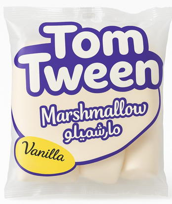 توم توين مارشميلو فانيلا 100 غم