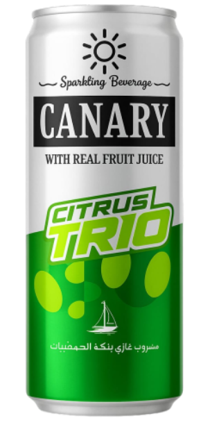 كناري غازي بنكهة الحمضيات 330مل