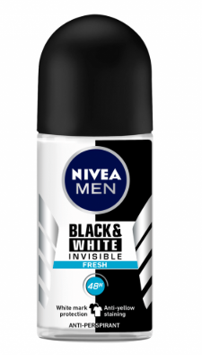 نيفيا مزيل تعرق بلاك اند وايت فريش 50 مل '' *6