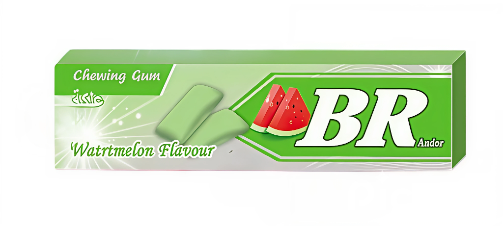 علكة بي ار بنكهة بطيخ 14 غم