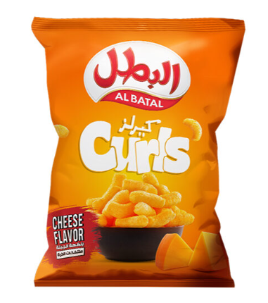 البطل شيبس كيرلز بالجبنة 15 غم * 100