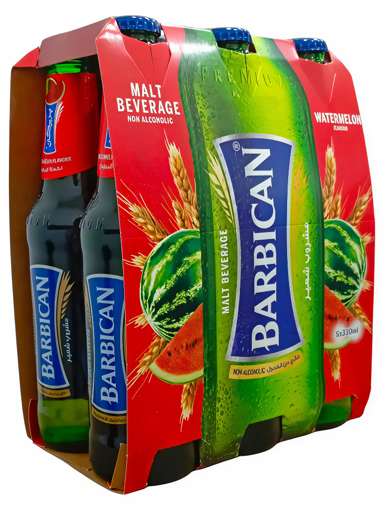 بربيكان بطيخ زجاج 330 مل* 6