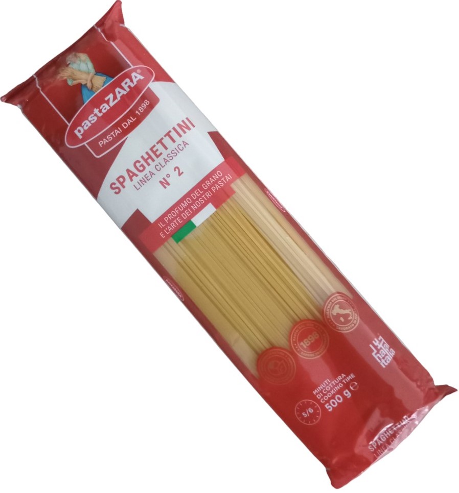 باستا زارا سباغيتي (رقم : 2 ) 500 غم