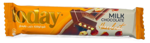 توداي شوكولاتة حليب بالبندق 36 غرام