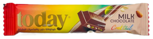 توداي شوكولاتة حليب والمكسرات المشكلة  36 غرام