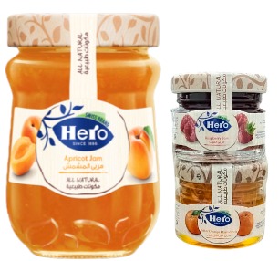 هيرو مربى المشمش 350 غم +2 حبة 28 غم