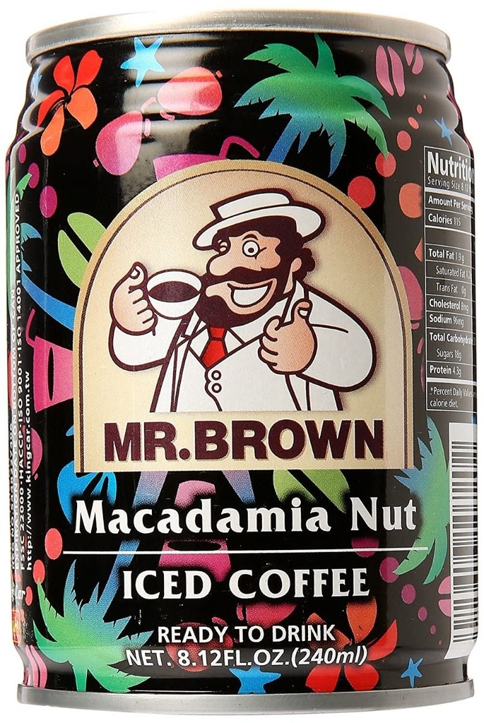 مستر براون بنكهة البندق-مكاديميا  240 مل * 24