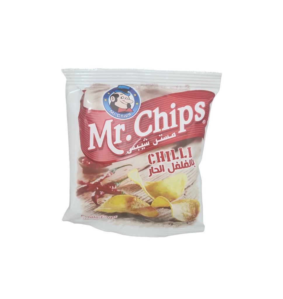 مستر شيبس بطاطا بالفلفل الحار 13 غم
