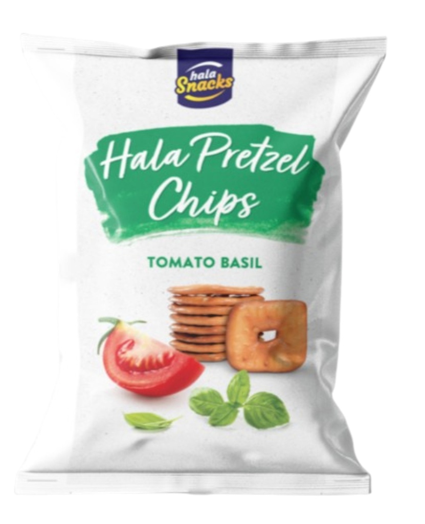 هلا بريتزل شيبس بالبندورة والريحان 270 غم 