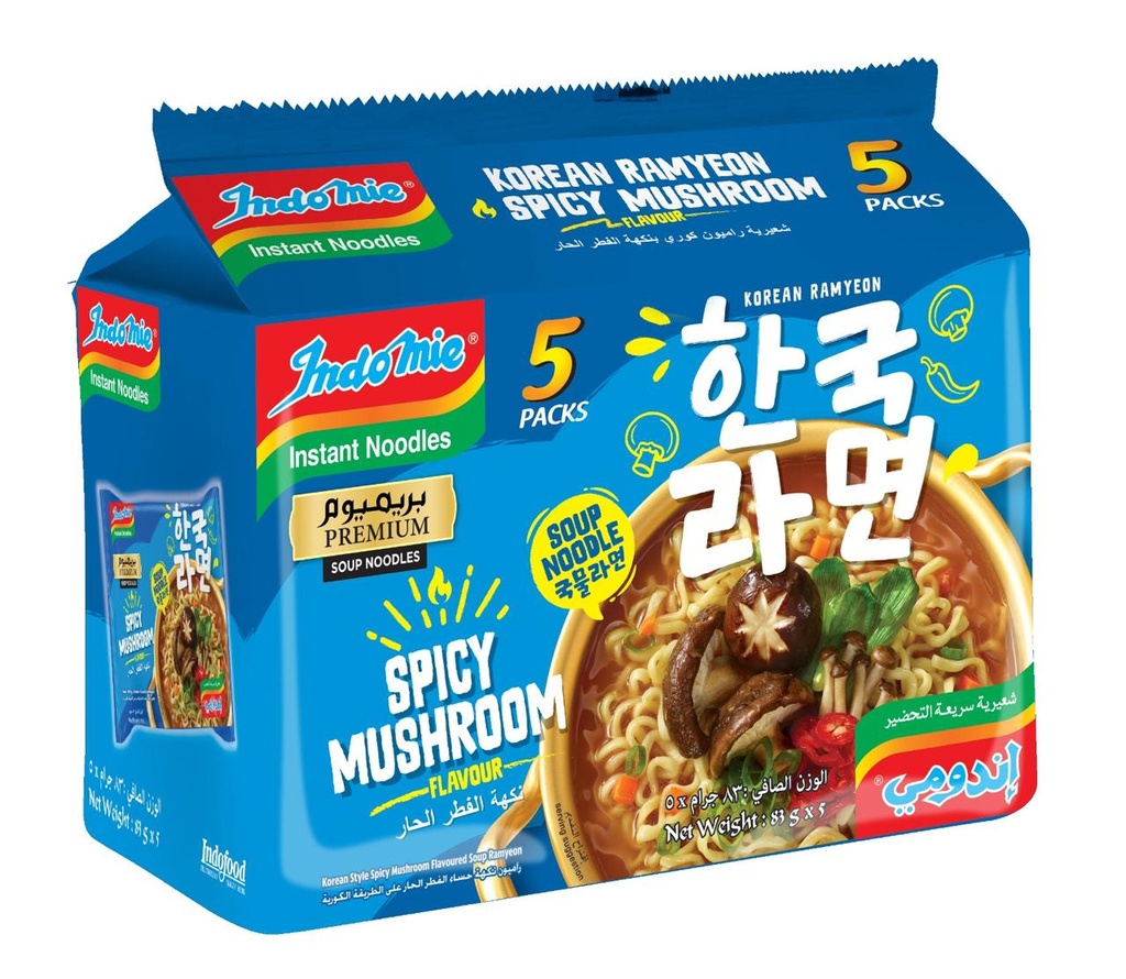 اندومي اكياس شعيرية راميون كوري بنكهة فطر الحار94 غرام 