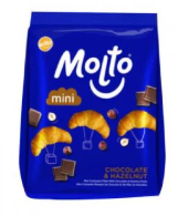 مولتو ميني كرواسون شوكولاتة بالبندق 50 غم
