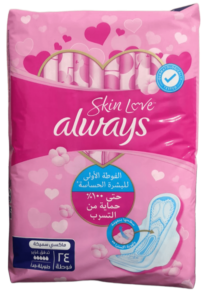 اولويز فوط صحية ماكسي سميكة طويلة جدا 24*6