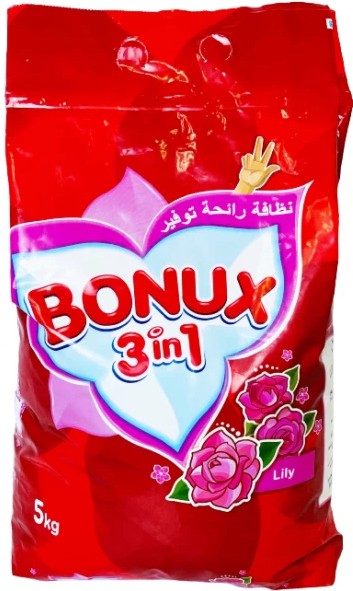 بونكس مسحوق غسيل ملابس 5 كغم بالحبة