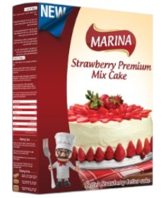 مارينا فراولة خليط كيك 520 غم 