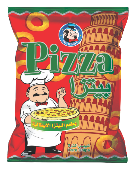 مستر شيبس بيتزا 60 غم*24