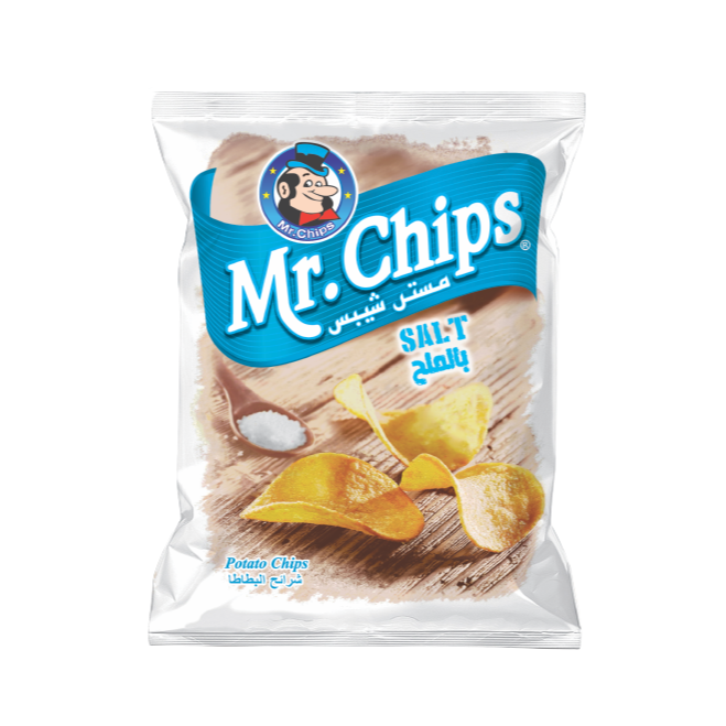 مستر شيبس بطاطا ملح 28 غم*48