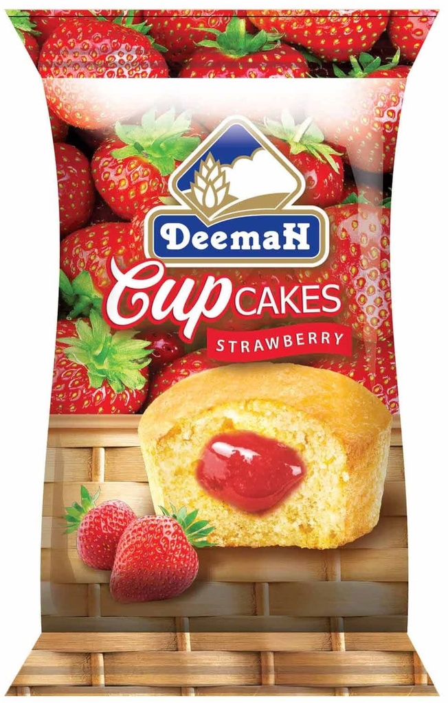 ديمه كب كيك بالفراولة 27 غم *12