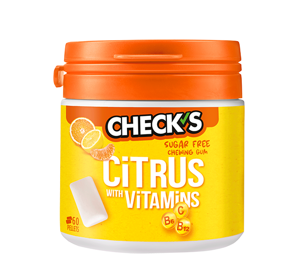 تشيكس علكة حمضيات خالي من السكر 70 غم