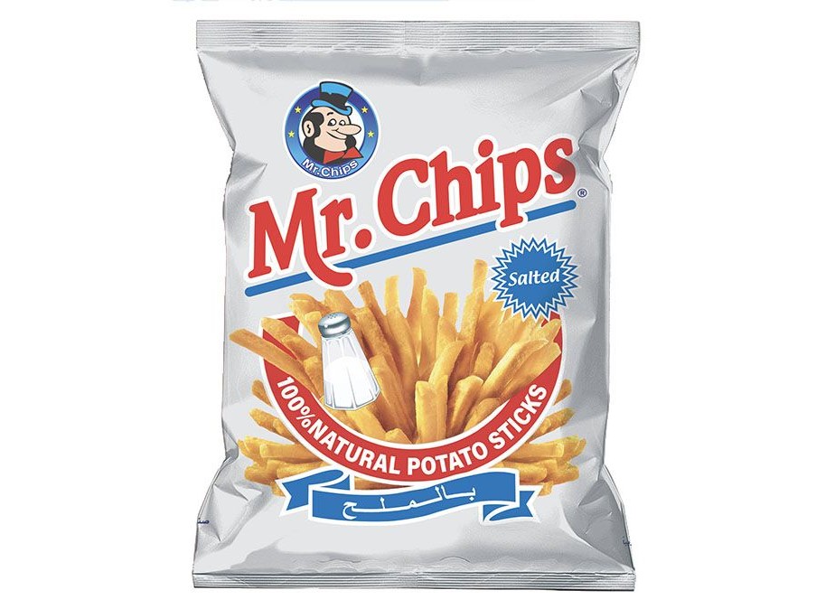 مستر شيبس ستكس ملح 35 غم