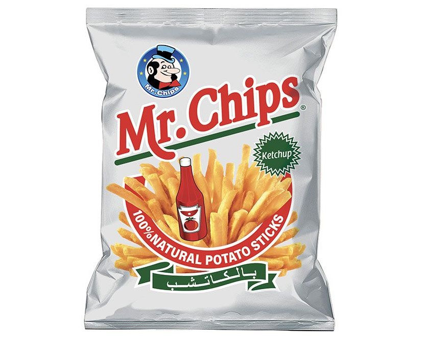 مستر شيبس ستكس كاتشب 35 غم*48