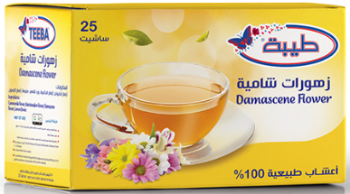 طيبة اعشاب طبيعية زهورات الشامية 60 غم