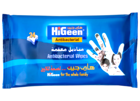 هايجين مناديل معقمة 24 منديل