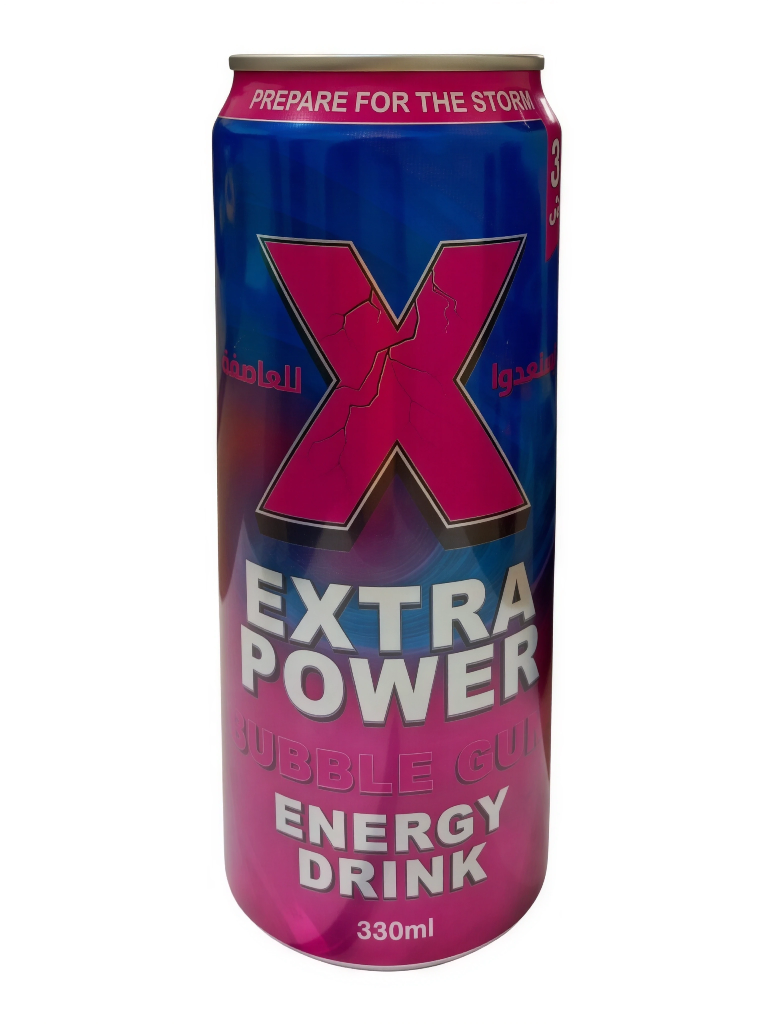 اكسترا باور مشروب طاقة علكة 330 مل*24
