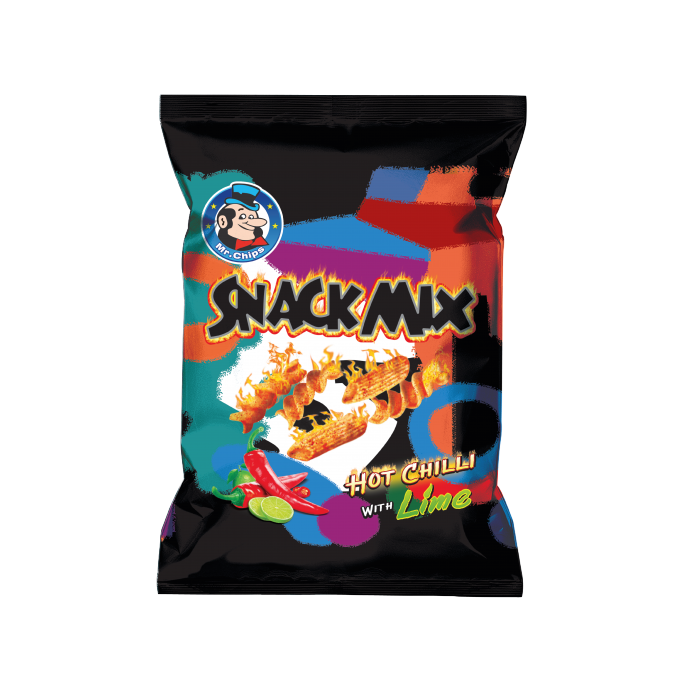 مستر شيبس سناك مكس فلفل و ليمون 14 غم*100