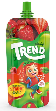 ترند شو عصير بنكهة الفراولة 150 مل