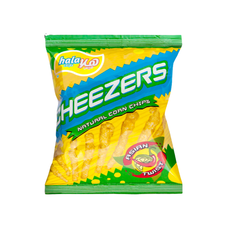 شيبس هلا شيزرز حامض حار 25 غم