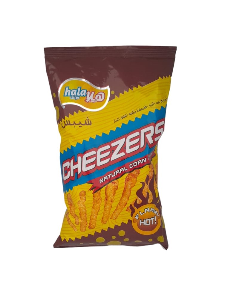 شيبس هلا شيزرز حار 70 غم*25